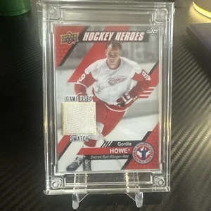 Gordie Howe Upper Deck game used Swatch JF- can 15 - Picture 1 of 4