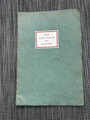 Ограниченный выпуск 245 Thomas Hardy старые часы Southworth-Anthoensen пресс 1946 - Изображение 1 из 4