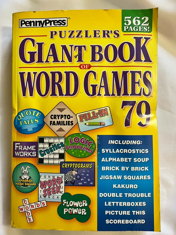 Puzzler's Giant Book of Word Games #79 2021 - Image 1 of 1
