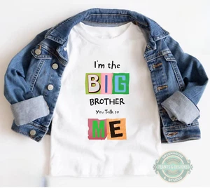 Toddler Tee, Big Brother Funny Quote Shirt for Boys, Sibling Gift, Family - Picture 1 of 10