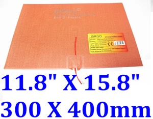 Impresora 3D de 11,8"" X 15,8"" 300 X 400 mm 900W 3M cama térmica placa de construcción calentador de silicona - Imagen 1 de 12