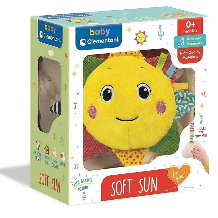 Clementoni Baby Soft Sun Carillon con Melodie