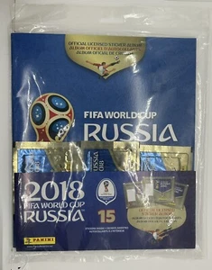 RARO Panini World Cup 2018 Set de inicio sellado Álbum vacío + 3 paquetes edición EE. UU. - Imagen 1 de 4