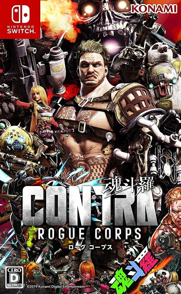 Unopened SW Contra Rogue Corps Nintendo Switch Konami Sealed Action JP - Image 1 of 3