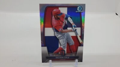 2023 Bowman Chrome Nelson Cruz World Baseball Classic Refractor /499 #WBC-29 - Image 1 of 3