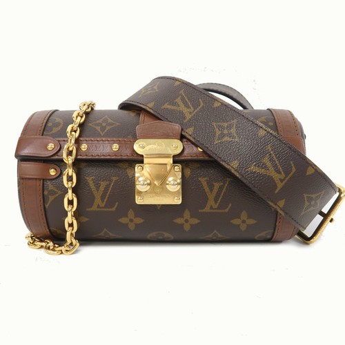 LOUIS VUITTON（LV） Borsa a mano Louis Vuitton LV GHW Papillon baule 2 vie M57835 monogramma marrone