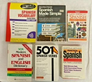 Spanish English Dictionary Books for Travel & Business Book Lot of 6 - Bild 1 von 11
