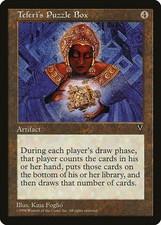 Mtg-boite a mystery of battlefield french visions teferi's puzzle box