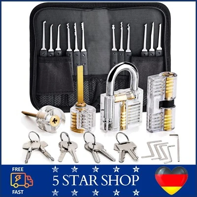 Preciva 26-tlg. Lockpicking Set mit Dietrichen für Einsteiger und Profis - Bild 1 von 4