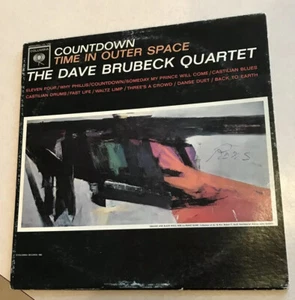 1962 The Dave Brubeck Quartet " Countdown Time In Outer Space " Vinyl LP Mono 33 - Picture 1 of 8