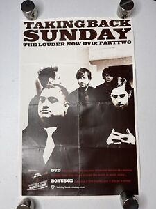 Taking Back Sunday - Louder Now DVD PROMO poster 11x17 Music Live