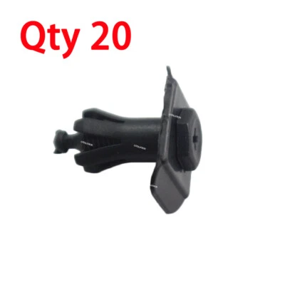 Qty 20 Fit MAZDA 3 323 Nissan Bumper Cover Retainer Push Type Clip Nylon Rivet Foto 1 de 4
