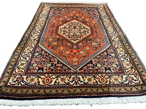Alfombra oriental anudada a mano Bidjar 130x80 cm rug carpet alfombra puente - Imagen 1 de 22