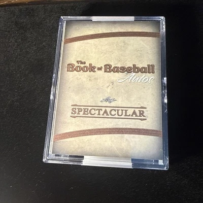 2025 LEAF SPECTACULAR 12 AUTO THE BOOK OF BASEBALL AUTOS 1/5 YAZ ROSE BENCH MORE - Image 1 of 4