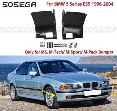 Para BMW E39 M5 96-04 LH&RH Par Parachoques Delantero Panel Salpicaduras Forro Guardabarros Kits Foto 1 de 4