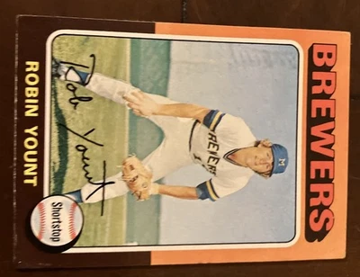 1975 TOPPS ROBIN YOUNT 新秀 BRWERS #223 — 第 1/2 张图片