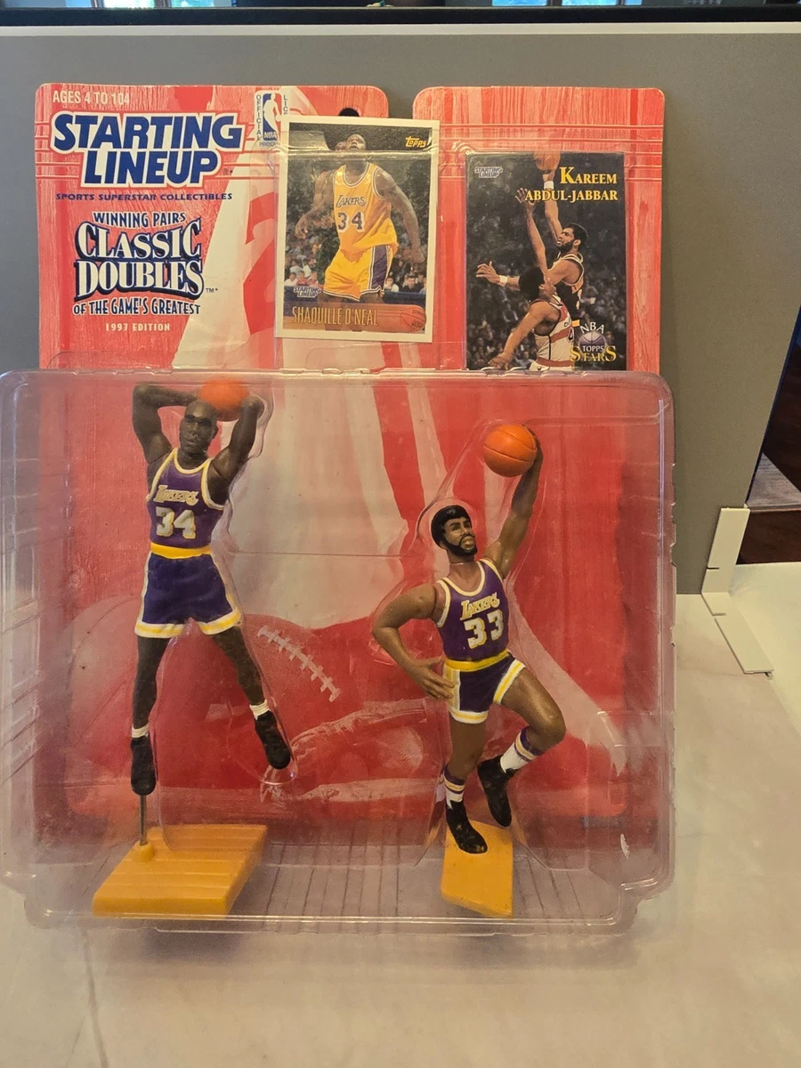Shaquille O'Neal フィギュア コレクティブルカード付き 未開封 Shaquille O'Neal - Shaq Attaq Overhead Smash NBA Action Figure