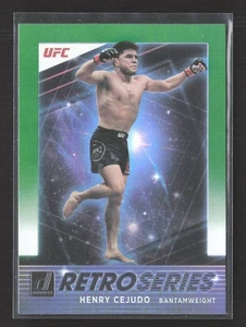 2022 Panini Donruss UFC Retro Series Henry Cejudo Green #8 - Picture 1 of 2