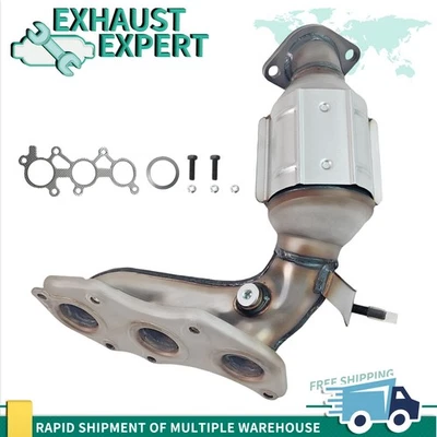 Convertidor catalítico delantero derecho para Toyota Highlander 2008-2013 3,5 L AWD Foto 1 de 4