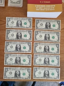 💎10💎 2013B $1 FRN Star Note Duplicates. Lot 4. - Picture 1 of 15