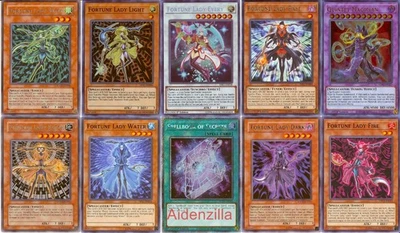Yugioh Fortune Lady Deck - Every Dark Light Fortune's Future Visions Spellbook - Image 1 of 4
