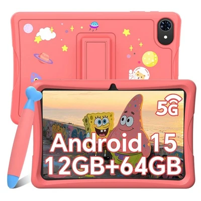 TABWEE K10 10.1 Zoll Andriod 15 Kinder Tablet 2025 12GB+64GB 5000mAh Widevine L1 - Bild 1 von 4
