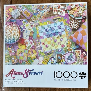 Buffalo Games 1000-teiliges Aimee Stewart Puzzle - Kitschiger Spieleabend - KOMPLETT! - Bild 1 von 3