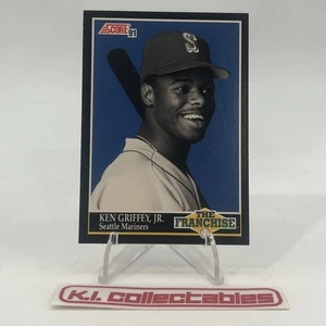 KEN GRIFFEY JR. MARINERS 1991 SCORE THE FRANCHISE  CARD #858 - Picture 1 of 3