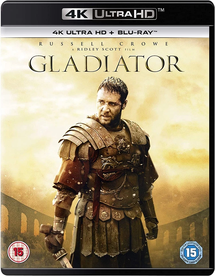 Gladiator (4K UHD Blu-ray) Oliver Reed Connie Nielsen Richard Harris Tomas Arana - Image 1 of 1