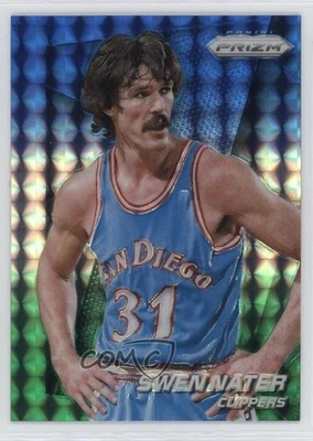 2014-15 Panini Prizm Blue & Green Mosaic Prizm Swen Nater #152 - Image 1 of 2