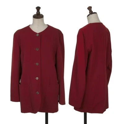 Chaqueta Paul Smith Lana Gaba Parche Bolsillo Sin Cuello Talla 40 (K-153280) Foto 1 de 4