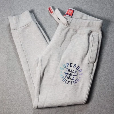 Superdry Womens Track & Field Drawstring Jogger Sweatpants Gray Size Medium - Image 1 of 4
