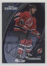 2002-03 ITG Be A Player Signature Series Signatures Oleg Tverdovsky #093 Auto