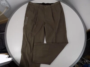 Haggar Work-To-Weekend Khakis Men's 40.75x30 (as measured, olive, Comfort Waist - Picture 1 of 9