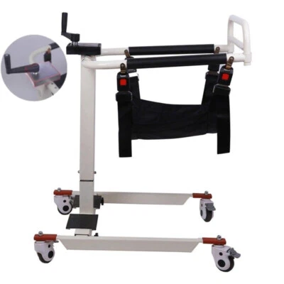 Patient Lift Transfer Chair Disabled Lift Wheelchairs Mobility Movable Hoist - Image 1 of 4