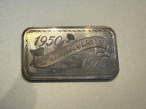 1975 "25th ANNIVERSARY" - MADISON MINT - 999 1 UNZE SILBER KUNSTBARREN BARREN BARREN - Bild 1 von 2