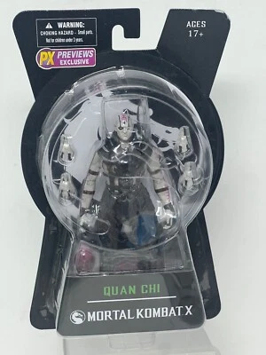 Экшн-фигурка Mezco Toyz Mortal Kombat X QUAN CHI 6 дюймов 2015 PX эксклюзивная запечатанная - Изображение 1 из 4