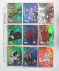 Ty Beanie Babies BBOC Cards Series 2 Set of 15 Blue Retired Cards - Picture 1 of 2