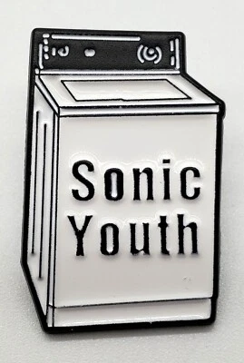 Sonic Youth Lavadora Esmalte Pin Solapa Cartera Sombrero Pinback Rock Band Nuevo Foto 1 de 2