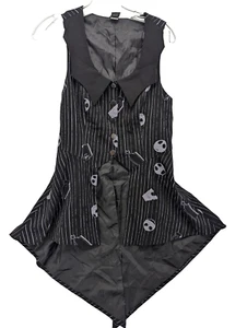 Her Universe The Nightmare Before Christmas Jack Peplum Girls Waistcoat Medium - Picture 1 of 6