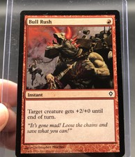 MTG Bull Rush Worldwake Regular Common