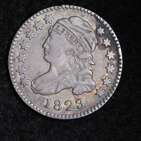 1823/2 Capped Bust Dime CHOICE VF FREE SHIPPING E176 KNNM Cover
