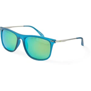 O'NEILL Mens Layer POLARIZED Sunglasses Blue Silver/Green Mirror Surf/Beach NEW - Picture 1 of 3