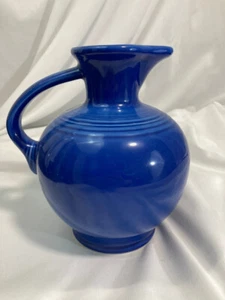 FIESTAWARE BROCCA CARAFFA 8" 60 oz blu zaffiro HOMER LAUGHLIN FIESTA vaso - Foto 1 di 6