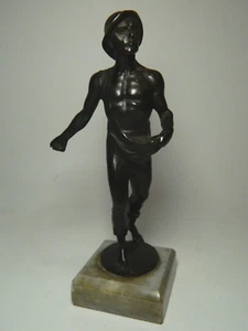 Antike Bronze Skulptur Franz Iffland Sämann Ernte Sä Mann - Picture 1 of 7