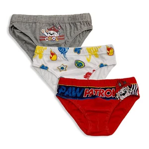 Slip 3 pezzi Paw Patrol bambino shorties mutandine in cotone intimo 5591 - Foto 1 di 4