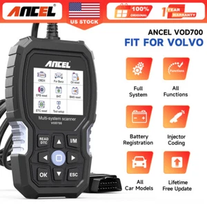 ANCEL VOD700 All System OBD2 Scanner for VOLVO Car Diagnostic Tool EPB TPMS - Picture 1 of 15