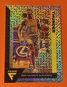 2020-21 SHAI GILGEOUS-ALEXANDER PANINI FLUX SILVER MOJO PRIZM #121 HOLO THUNDER