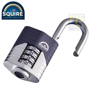 Squire Vulcan combi 40 grillete abierto boro 40 mm candado combinado - Imagen 1 de 2