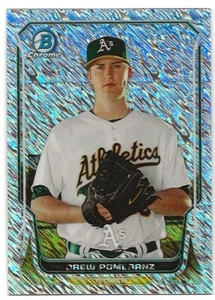 Drew Pomeranz 2014 Bowman Chrome Shimmer Refractor 15/15 Oakland Athletics - Picture 1 of 2